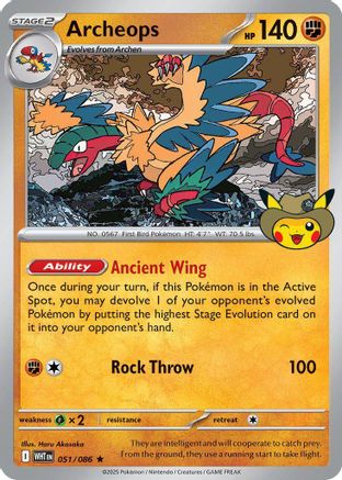 Archeops 051  - Holofoil ME Mega Evolution Promo - Promo-1
