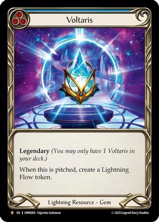 Voltaris (Blue) (OMN000) - Omens of the Third Age Cold Foil
