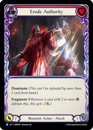 Erode Authority (Red) (OMN044) - Omens of the Third Age-1