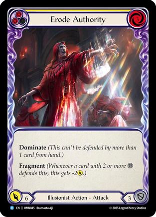 Erode Authority (Yellow) (OMN045) - Omens of the Third Age-1