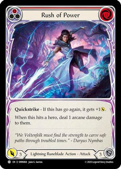 Rush Of Power (Red) (OMN068) - Omens of the Third Age-1