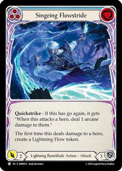 Singeing Flowstride (Blue) (OMN073) - Omens of the Third Age-1