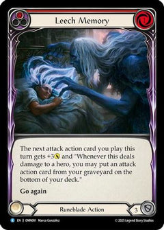 Leech Memory (Red) (OMN091) - Omens of the Third Age Rainbow Foil-1
