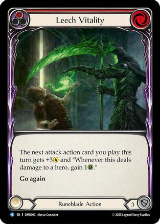 Leech Vitality (Red) (OMN093) - Omens of the Third Age-1