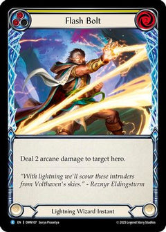 Flash Bolt (Yellow) (OMN107) - Omens of the Third Age Rainbow Foil-1