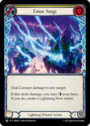Enion Surge (Yellow) (OMN113) - Omens of the Third Age-1