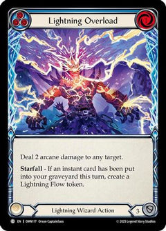 Lightning Overload (Blue) (OMN117) - Omens of the Third Age-1