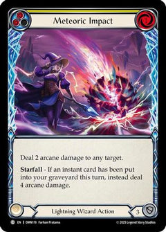 Meteoric Impact (Yellow) (OMN119) - Omens of the Third Age Rainbow Foil-1