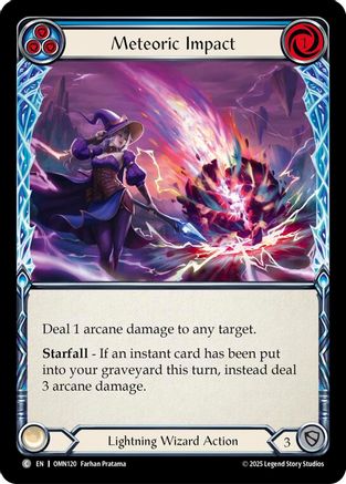 Meteoric Impact (Blue) (OMN120) - Omens of the Third Age-1