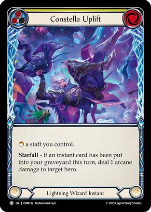 Constella Uplift (Yellow) (OMN132) - Omens of the Third Age Rainbow Foil-1