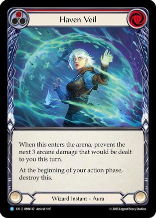 Haven Veil (Red) (OMN137) - Omens of the Third Age-1