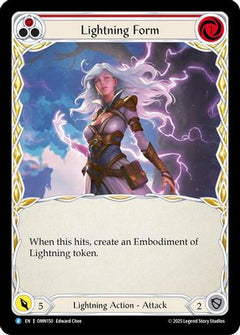 Lightning Form (Red) (OMN150) - Omens of the Third Age-1