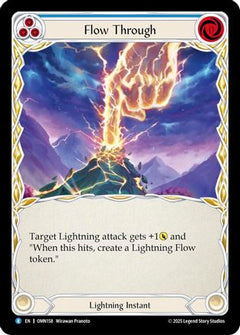 Flow Through (Blue) (OMN158) - Omens of the Third Age Rainbow Foil-1