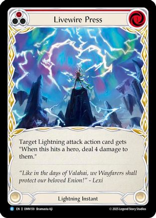 Livewire Press (Red) (OMN159) - Omens of the Third Age-1