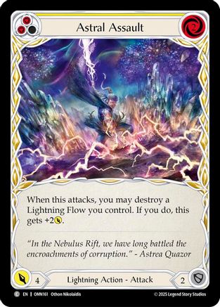 Astral Assault (Yellow) (OMN161) - Omens of the Third Age-1