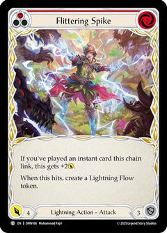 Flittering Spike (Red) (OMN166) - Omens of the Third Age Rainbow Foil-1