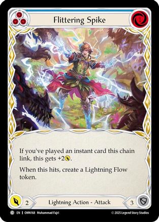 Flittering Spike (Blue) (OMN168) - Omens of the Third Age-1