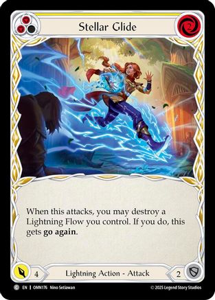 Stellar Glide (Yellow) (OMN176) - Omens of the Third Age Rainbow Foil-1