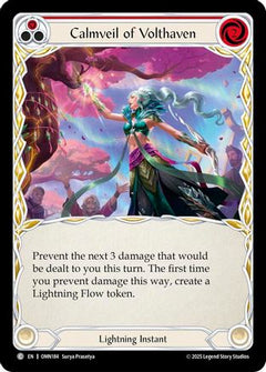 Calmveil Of Volthaven (Red) (OMN184) - Omens of the Third Age-1