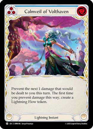 Calmveil Of Volthaven (Blue) (OMN186) - Omens of the Third Age-1