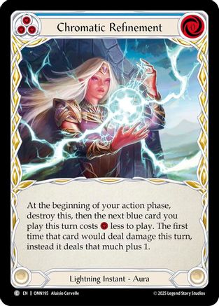 Chromatic Refinement (Blue) (OMN195) - Omens of the Third Age-1