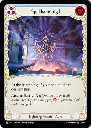 Spellbane Sigil (Blue) (OMN201) - Omens of the Third Age-1