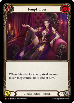 Tempt Over (Yellow) (OMN215) - Omens of the Third Age Rainbow Foil-1