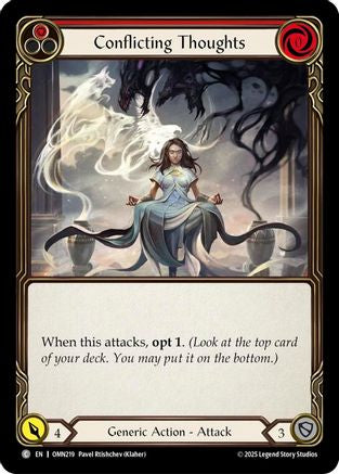 Conflicting Thoughts (Red) (OMN219) - Omens of the Third Age-1