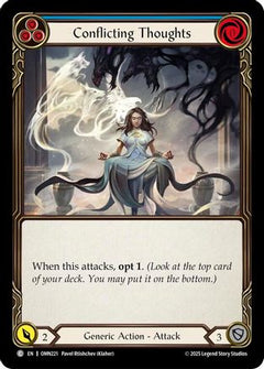 Conflicting Thoughts (Blue) (OMN221) - Omens of the Third Age-1