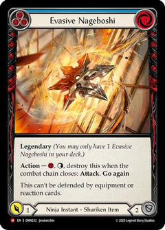Evasive Nageboshi (Blue) (OMN232) - Omens of the Third Age Cold Foil-1