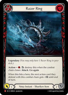Razor Ring (Blue) (OMN233) - Omens of the Third Age-1