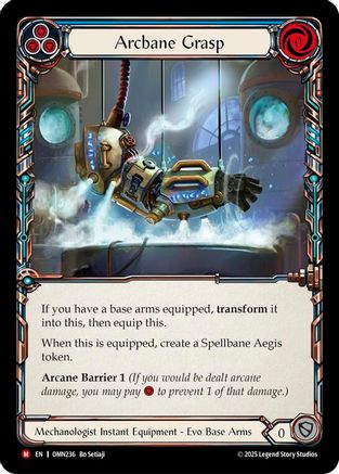 Arcbane Grasp (Blue) (OMN236) - Omens of the Third Age Cold Foil-1