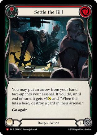 Settle The Bill (Red) (OMN237) - Omens of the Third Age Rainbow Foil-1