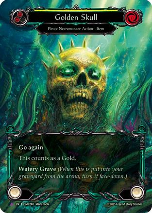 Golden Skull (Yellow) (Marvel) (OMN240) - Omens of the Third Age Cold Foil-1