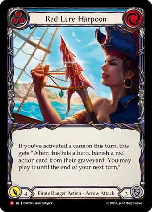 Red Lure Harpoon (Blue) (OMN241) - Omens of the Third Age-1