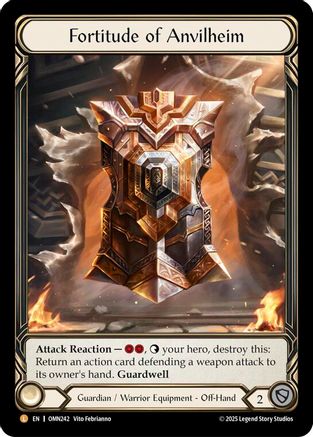 Fortitude Of Anvilheim (OMN242) - Omens of the Third Age Cold Foil-1