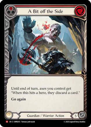 A Bit Off The Side (Red) (OMN243) - Omens of the Third Age-1