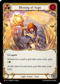 Blessing Of Aegis (Yellow) (OMN244) - Omens of the Third Age Cold Foil-1