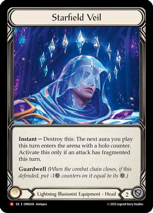 Starfield Veil (OMN248) - Omens of the Third Age Cold Foil-1