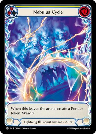 Nebulus Cycle (Yellow) (Extended Art) (OMN035) - Omens of the Third Age Cold Foil-1