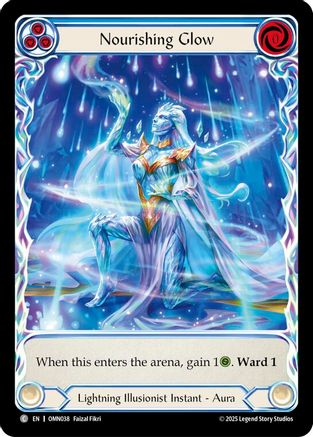 Nourishing Glow (Blue) (Extended Art) (OMN038) - Omens of the Third Age Cold Foil-1
