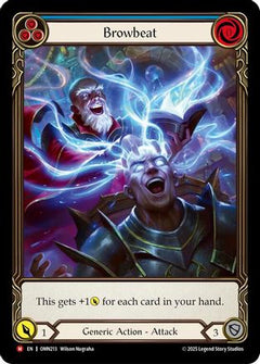 Browbeat (Blue) (Extended Art) (OMN213) - Omens of the Third Age Cold Foil-1