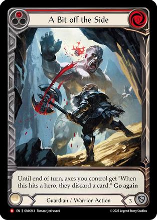 A Bit Off The Side (Red) (Extended Art) (OMN243) - Omens of the Third Age Cold Foil-1