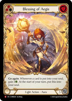 Blessing Of Aegis (Yellow) (Extended Art) (OMN244) - Omens of the Third Age Cold Foil-1