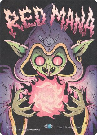 Red Mana (SLD-7082) - Secret Lair Drop Series Foil-1
