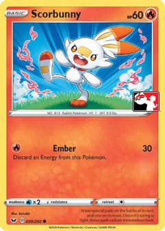 Scorbunny (Library Exclusive) 031  - Reverse Holofoil Miscellaneous Cards & Products - Common-1