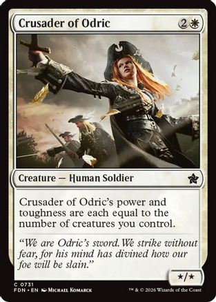Crusader of Odric (0731) (FDN-731) - Foundations-1