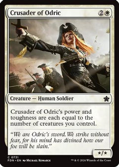 Crusader of Odric (0731) (FDN-731) - Foundations-1
