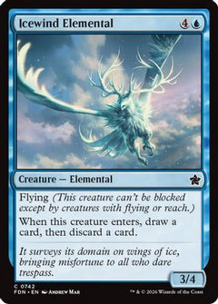 Icewind Elemental (0742) (FDN-742) - Foundations-1