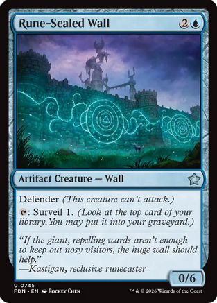 Rune-Sealed Wall (0745) (FDN-745) - Foundations-1